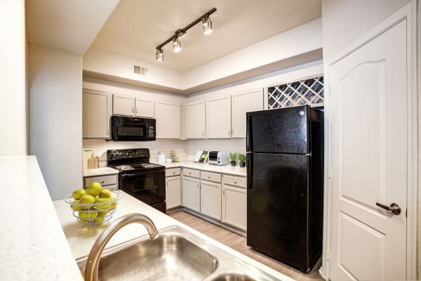 Kitchen model in home at The Sterling in Gilbert, Arizona