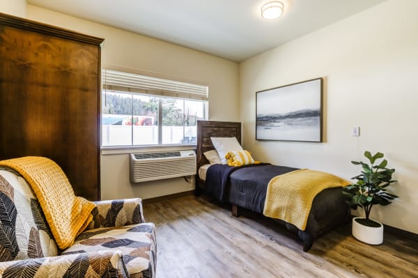 Bedroom of Memory Haven in Sumner, WA