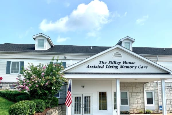 Memory Care entrance at The Stilley House Senior Living in Benton, Kentucky