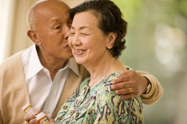 Residents playing a game at Clearwater at Glendora in Glendora, California.