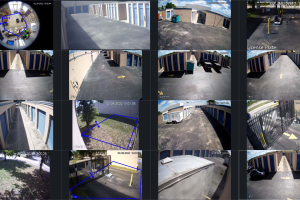 Security system at Top Self Storage - 167th St in Miami Gardens, Florida. 