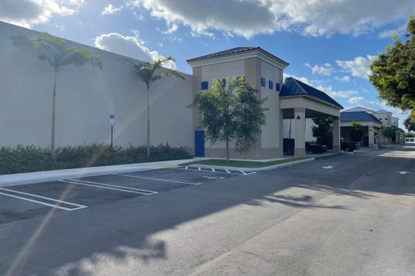 The main building at Top Self Storage in West Palm Beach, Florida. 