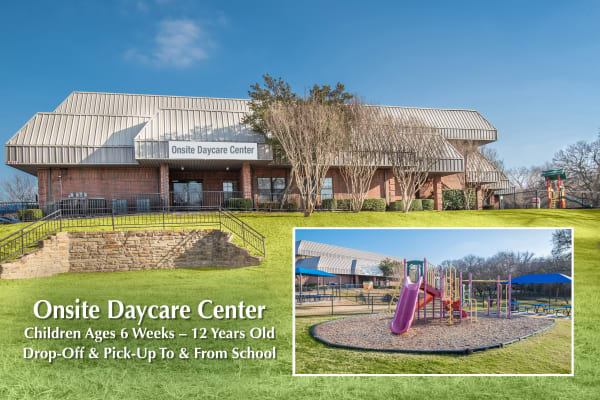 On-site Day care at Carrollton Park of North Dallas