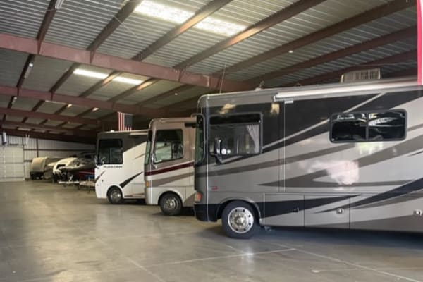 Indoor RV storage at BlueGate Boat & RV - Ft Mohave in Fort Mohave, Arizona