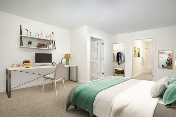 Spacious bedroom at SYMBOL Scott's Addition in Richmond, Virginia