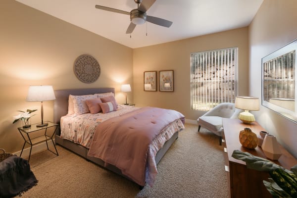 Spacious bedroom at Allegro at La Entrada in Henderson, Nevada