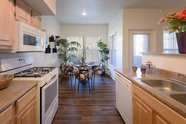 Spacious kitchen at Shadow Hills at Lone Mountain in Las Vegas, Nevada