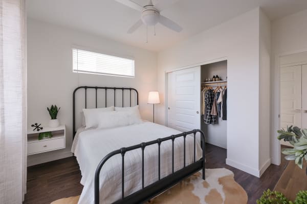 Luxury bedroom at Sanctuary on 51st in Laveen, Arizona