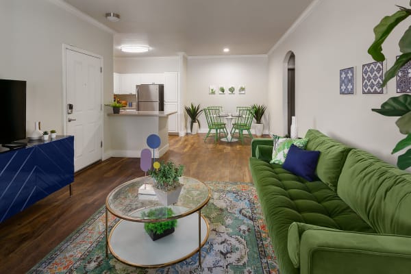 Spacious living area at Stone Oaks in Chandler, Arizona