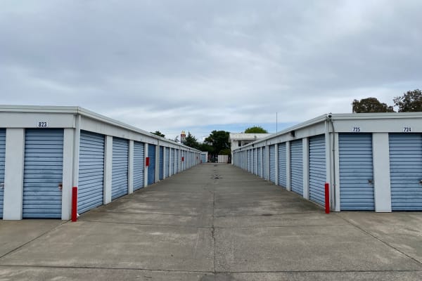 Drive-Up storage units for rent at Superior Self Storage in Woodland, California