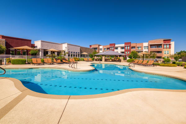 Beautiful pool at Southern Avenue Villas in Mesa, Arizona