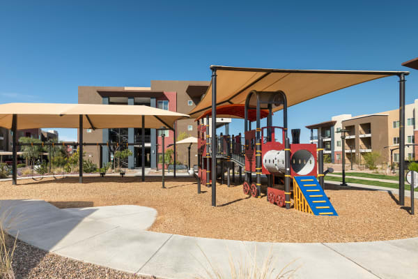 Outdoor shaded playground