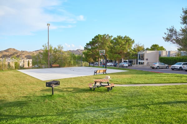 Landscaped grounds at Terrace Hill Apts in El Paso, Texas