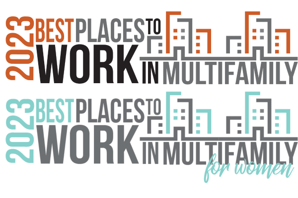 Best Places to Work in Multifamily 2023 Badges 