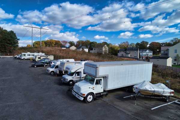 RV parking spaces at Dumfries Self Storage in Dumfries, Virginia