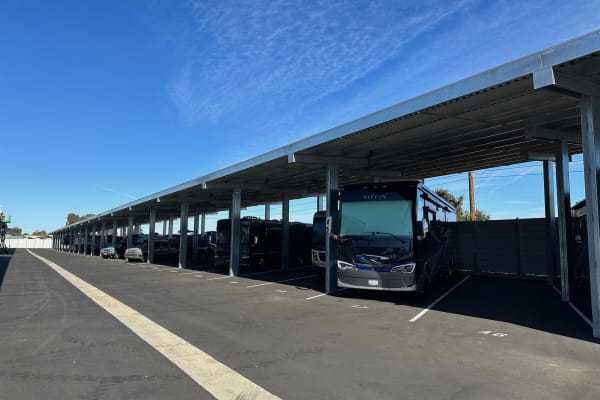 Spacious units at Rio Vista Executive RV and Boat Storage in Rio Vista, California