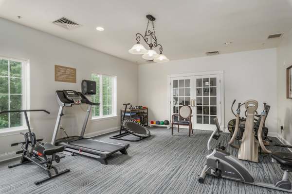 A gym at Arcadia Senior Living Louisville