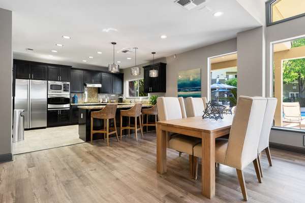 Clubhouse kitchen at Waterford Place in Folsom, California