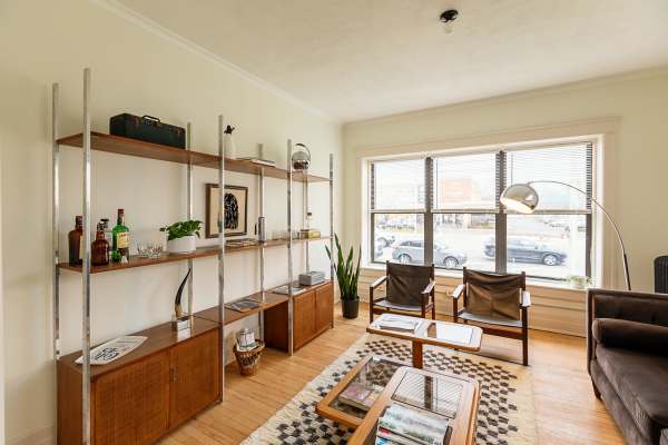 Living room at Detroit, Michigan