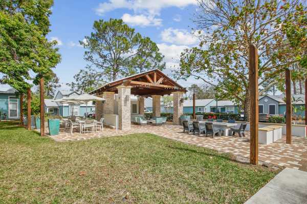 Outdoor seating area The Canopy Apartment Villas in Orlando, Florida