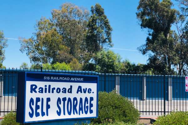 Storage units at Railroad Avenue Self Storage in Suisun City, California