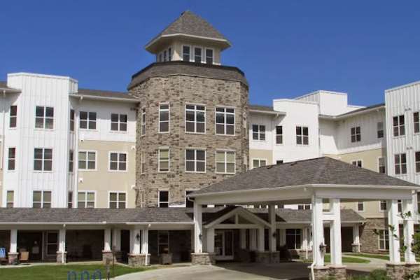 outside of the york gardens senior living community