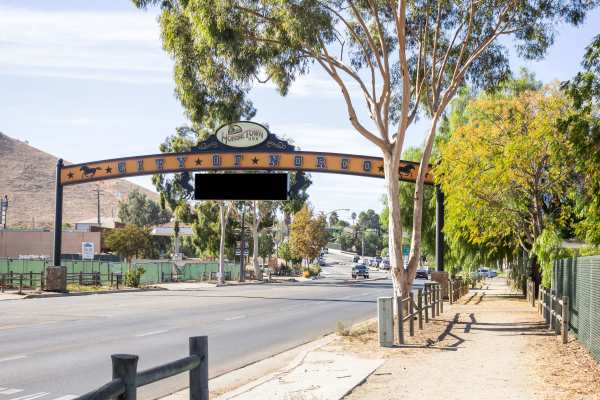 Norco Signage Downtown Norco Valley Square in Norco,California