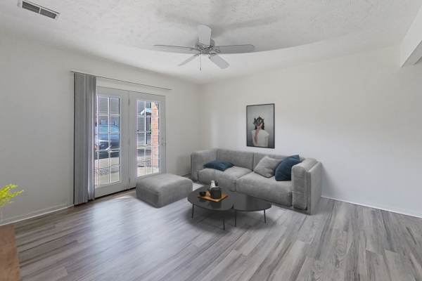 Resident clubhouse bar area at Gallery Place Apartments in Jackson, Michigan
