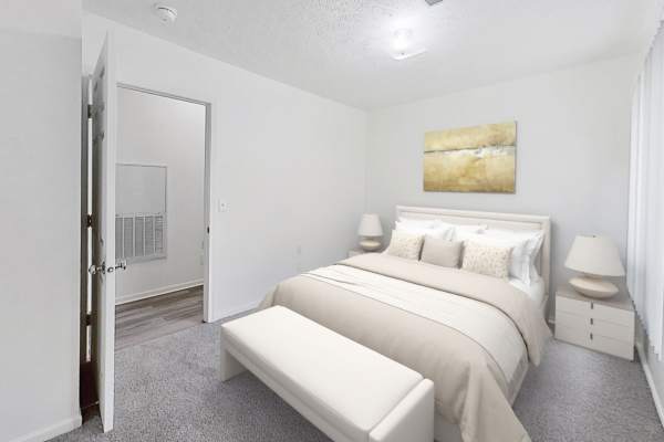 Resident clubhouse bar area at Springbrook Meadows Apartments in Jackson, Michigan