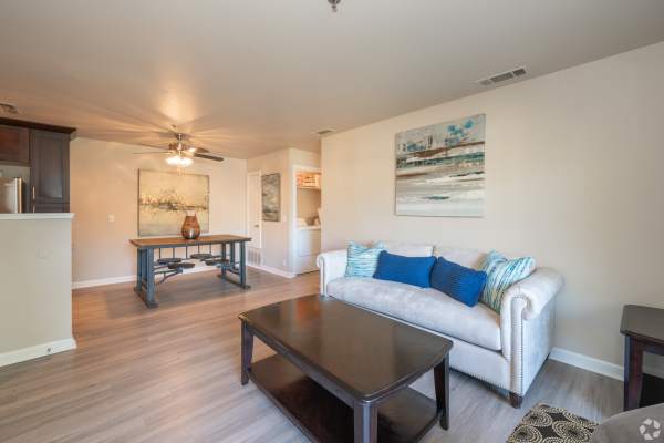 Living room at Hidden Creek in Vacaville, California