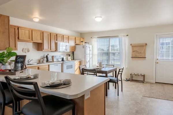 Large Kitchen at Copper Beech Town Homes in Clovis, California