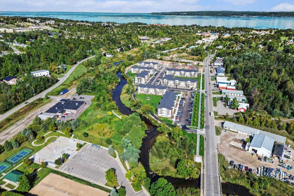 Lush Greenery at The Block at Petoskey in Petoskey, Michigan
