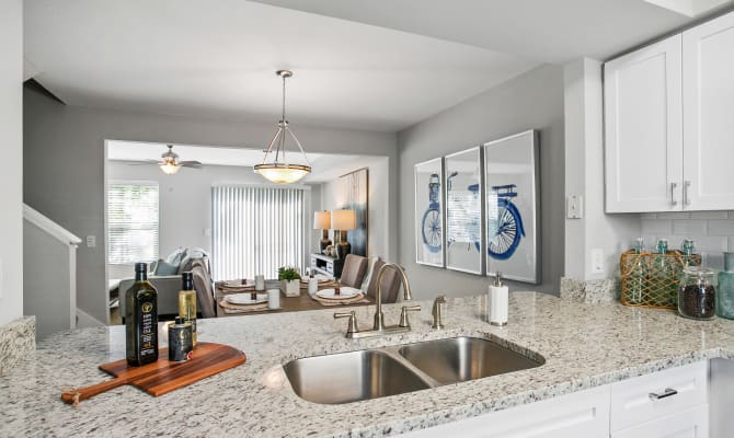 Spacious Kitchen at our townhomes in Naples