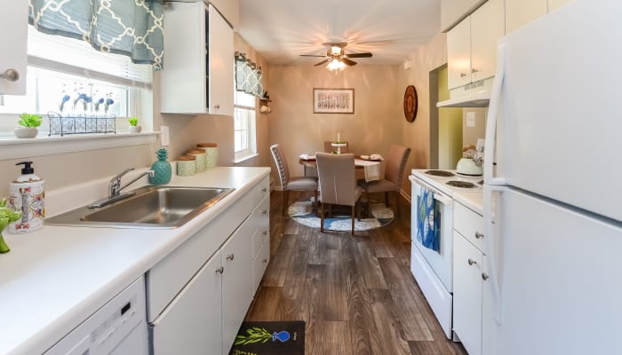 Enjoy apartments with a unique kitchen at Roberts Mill Apartments & Townhomes