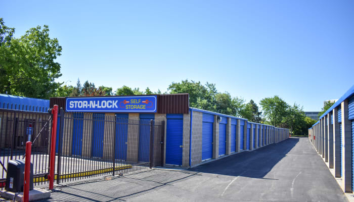 Wide driveways and gated access at a STOR-N-LOCK Self Storage location