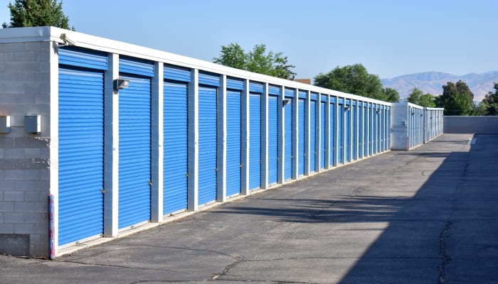 A very wide driveway at a STOR-N-LOCK Self Storage location