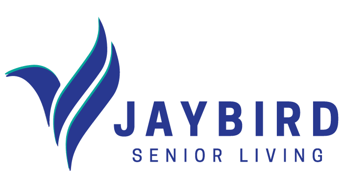 Jaybird senior living logo at at Landings of Minnetonka in Minnetonka, Minnesota