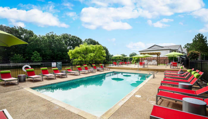 pool at Southwind Apartments in Richland, Mississippi