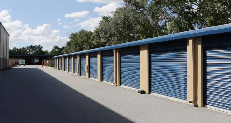 Storage units at Midgard Self Storage in Bradenton, Florida