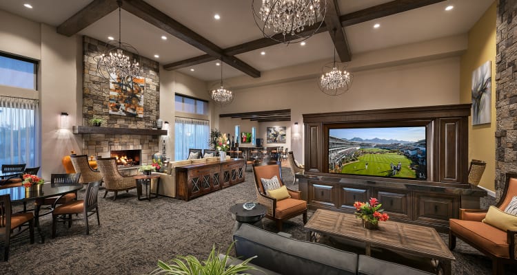 Clubhouse lounge at San Artes in Scottsdale, Arizona