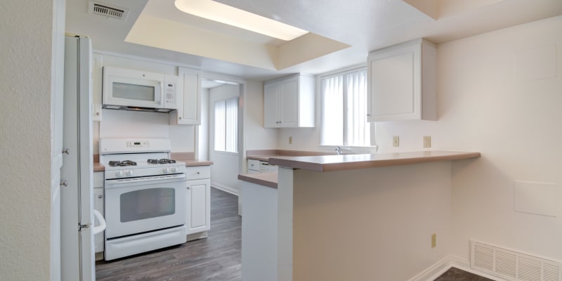 kitchen at South Mesa II in Oceanside, California