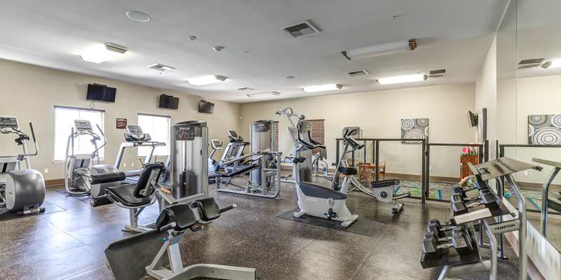 fitness center at Two Mile in Twentynine Palms, California
