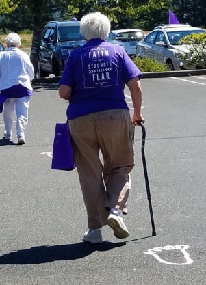 Juniper Springs Senior Living resident heading for an outing