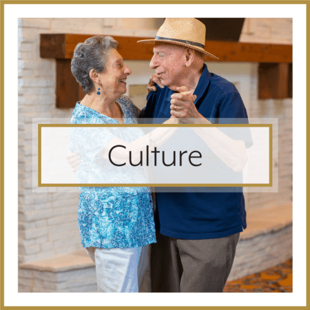 Culture call out at Landing at Watermere Frisco Assisted Living in Frisco, Texas