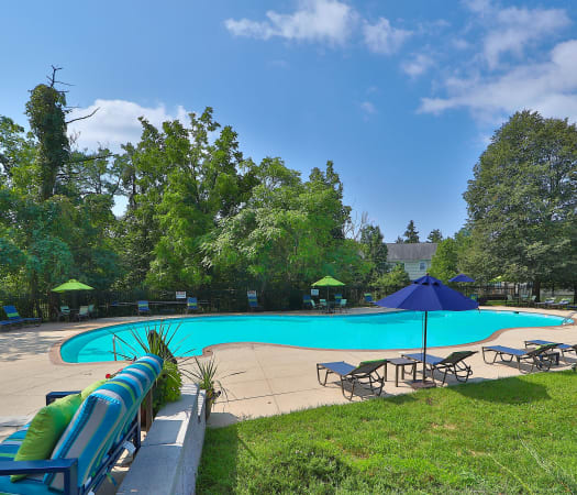 Swimming Pool at The Village of Laurel Ridge & The Encore Apartments & Townhomes in Harrisburg, Pennsylvania