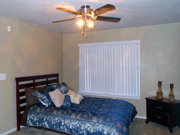 Bedroom at Mountain Ranch apartments