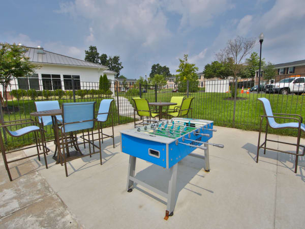 Foosball table at The Townhomes at Diamond Ridge in Baltimore, MD
