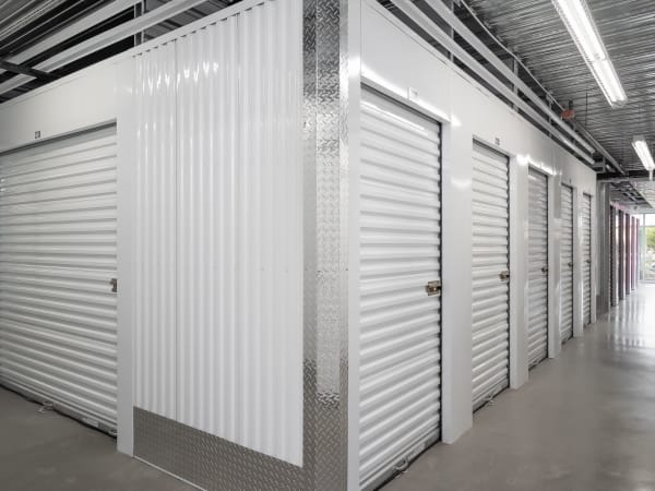 Hallway of units at StorQuest Self Storage in Bermuda Dunes, California