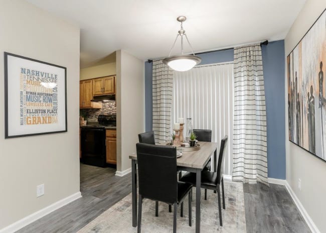 Dining Room Area at Mallards Landing Apartment Homes in Nashville, Tennessee