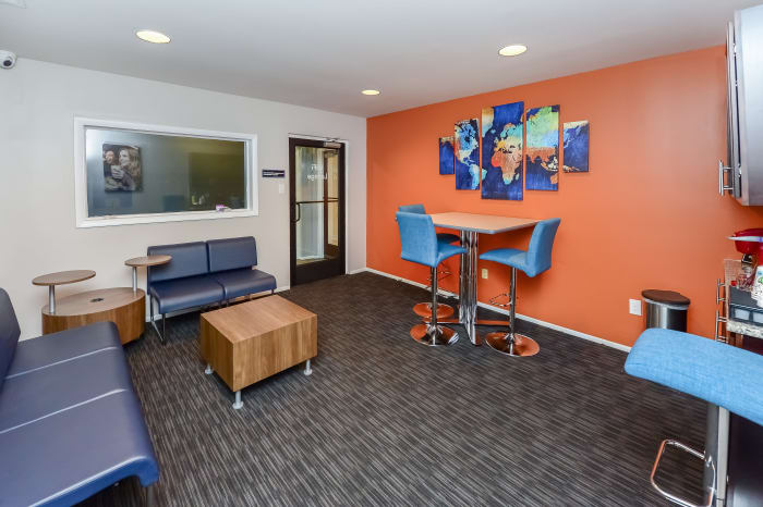 Resident lounge at Forge Gate Apartment Homes in Lansdale, Pennsylvania